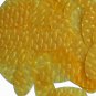 3D Yellow Oval Sequin 1.5 inch Dimensional Reflector Paillettes. Made in USA.