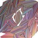 Lavender Sequin Diamond 1.75 inch City Lights Reflective Couture Lge Paillettes