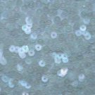 4mm Flat SEQUIN PAILLETTES Loose ~ Light Crystal Rainbow Iris Iridescent