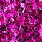 5mm Cup SEQUIN FACET PAILLETTES ~ FUCHSIA PINK Metallic ~ Made in USA