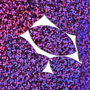 Violet Purple Navette Leaf Sequins Glitter Hologram Metallic 1.5 inch Paillettes