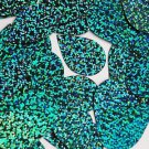 Teal Turquoise Reflective Hologram Sequins Teardrop 1.5" Large Couture Paillette