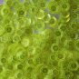 8mm Cup SEQUIN FACET PAILLETTE~ YELLOW NEON Fluorescent See-thru ~Made in USA