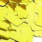 Yellow Metallic Shiny Sequins Rectangle Long 1.5" Couture Paillettes