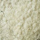 4mm Flat SEQUIN PAILLETTES ~ PORCELAIN WHITE ~ Made in USA