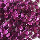 6mm Cup SEQUIN FACET PAILLETTES ~ PURPLE Metallic ~ Made in USA