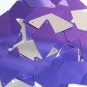 Purple Silver Metallic Sequins Long Diamond 1.75 inch Couture Paillettes