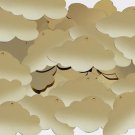 Gold Shiny Metallic Cloud 1.5" Couture Sequin Paillettes. Made in USA.