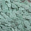 Loose SEQUIN 8mm Flat PAILLETTES ~ Opaque Mint Green Seafoam Shiny ~ Made in USA