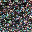 Cup Sequin 6mm Loose Metallic Midnight Blue Iris Rainbow Made in USA