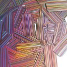 Lavender Sequins City Lights Rectangle 1.5 inch Reflective Couture Paillettes