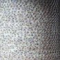 Sequin Stitched Trim 4mm ~ Light Leopard Print  Strung by the yard. Made in USA