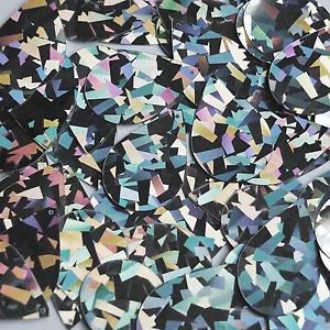 Teardrop Sequin Silver Northern Lights Reflective 1.5 inch Couture Paillettes