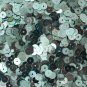 Aqua Blue Sequin 5mm Flat PAILLETTES ~ Metallic ~ Round Disc ~ Made in USA.