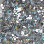 5mm Flat Sequin ~ Silver Lazersheen Reflective ~ Loose Paillette Made in USA