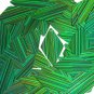 Green Sequin Diamond 1.75 inch City Lights Reflective Couture Large Paillettes
