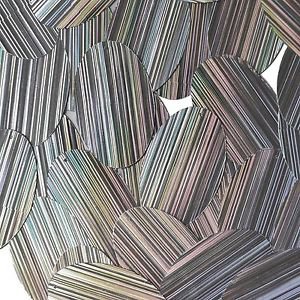 Silver City Lights Reflective Metallic Sequins Oval 2" Large Couture Paillettes
