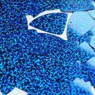 Royal Blue Glitter Hologram Reflect Fishscale Fin 1.5" Couture Sequin Paillette