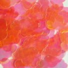 Orange Crystal Iris Iridescent Cloud 1.5" Couture Sequin Paillettes Made in USA