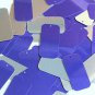 Purple Silver Metallic Sequins Rectangle 1.5 inch Couture Paillettes