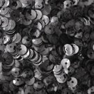 5mm Cup SEQUIN FACET PAILLETTES ~ Premium HEMATITE Gray Metallic ~ Made in USA