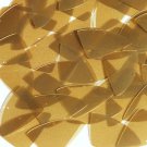 Caramel Gold Transparent Fishscale Fin 1.5 inch Couture Sequin Paillettes