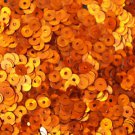 4mm Flat SEQUIN PAILLETTES ~ ORANGE PRISM MULTI Reflective METALLIC ~Made in USA