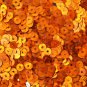 4mm Flat SEQUIN PAILLETTES ~ ORANGE PRISM MULTI Reflective METALLIC ~Made in USA