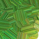Lime Green Sequin Round 30mm City Lights Reflective Couture Paillettes