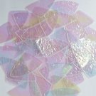 Fishscale Fin Sequin 1.5" Crystal Crackle Iris Rainbow Iridescent
