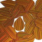 Orange City Lights Sequins Teardrop 1.5 inch Reflective Couture Paillettes
