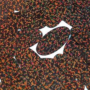 Bronze Brown Sequin Oval Glitter Hologram 1.5 inch Large Couture Paillettes