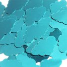 Teal Blue Green Metallic Sequin Cloud 1.5 inch Couture Large Paillettes