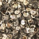 6mm Cup SEQUIN FACET PAILLETTES ~ SILVER  Metallic ~ Made in USA