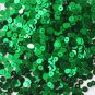 4mm Flat SEQUIN PAILLETTES ~ GREEN  Metallic ~ Made in USA