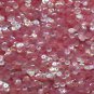 5mm Cup Sequins Rose Pink Crystal Rainbow Iris Iridescent. Made in USA
