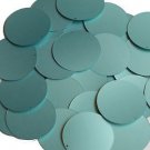 Round Sequin 1.5" Sea Foam Blue Green Matte Silk Frost