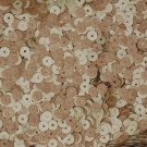 5mm Flat SEQUIN Loose PAILLETTES ~ Cork Wood Grain Effect ~ Made in USA