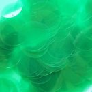 30mm Sequins Fresh Green Transparent See-Thru. Made in USA