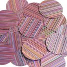 Pink Sequin Round 1.5 inch City Lights Reflective Large Couture Paillettes