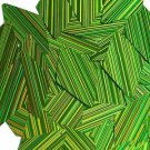 Lime Green Sequin Diamond 1.75 inch City Lights Reflective Couture Lge Paillette