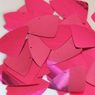 Hot Pink Fluorescent Metallic Fishscale Fin 1.5 inch Couture Sequin Paillettes