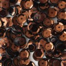 8mm Cup SEQUIN FACET PAILLETTES ~ Premium BRONZE Metallic ~ Made in USA