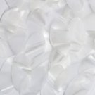 Sequin Oval 1.5 inch Raw Silk Crystal Illusion. Large Paillettes. Made in USA.