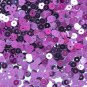 4mm Flat SEQUIN PAILLETTES Loose ~ Purple Metallic ~ Made in USA.