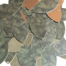 Navette Leaf Sequin 1.5" Green Pine Leaf Bough Gold Metallic