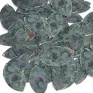 Navette Leaf Sequin 1.5" Green Ivy Vine Leaf Silver Metallic