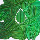 Green City Lights Sequins Teardrop 1.5 inch Reflective Couture Paillettes
