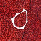 Red Sequin Teardrop Glitter Hologram Reflective 1.5 inch Large Couture Paillette