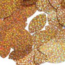 Peach Sequin Glitter Hologram Navette Leaf 1.5 inch Couture Paillettes